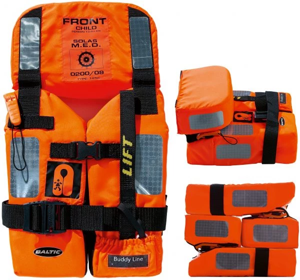 Baltic 125 SOLAS 102N Rigid Foam Life Jacket Child 15-43kg 3 Baltic 125 SOLAS 102N Rigid Foam Life Jacket Child 15-43kg