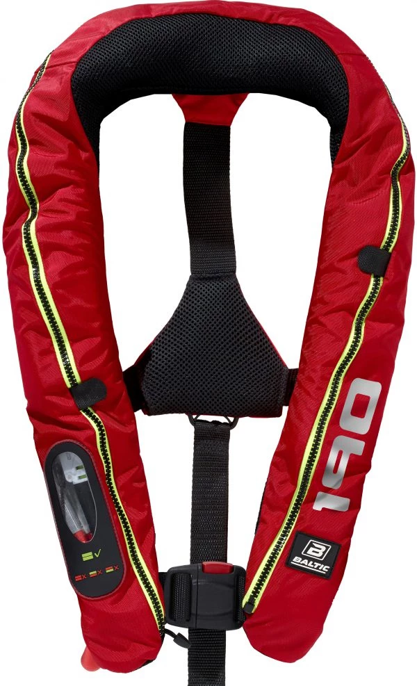Baltic Legend 190 Automatic Life Jacket Red 40-120kg 3 Baltic Legend 190 Automatic Life Jacket Red 40-120kg