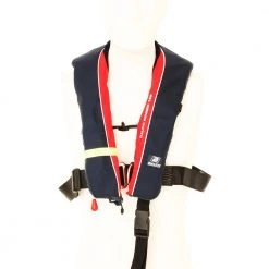 Baltic Winner 165N Automatic Inflatable Life Jacket With Harness Navy/Red 40-150kg