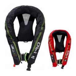 Baltic Legend 190N Auto Inflatable Life Jacket With Harness Black 40-120kg
